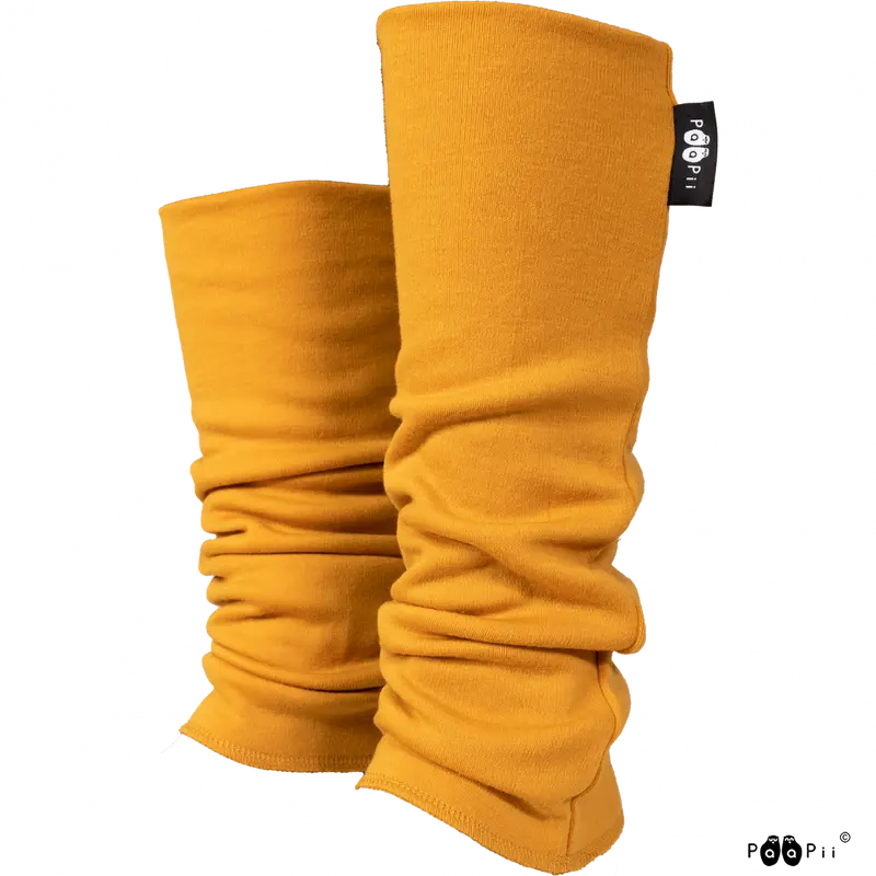 Beenwarmers / Leg Warmers 100% Merinowol Ochre – Paapii Design
