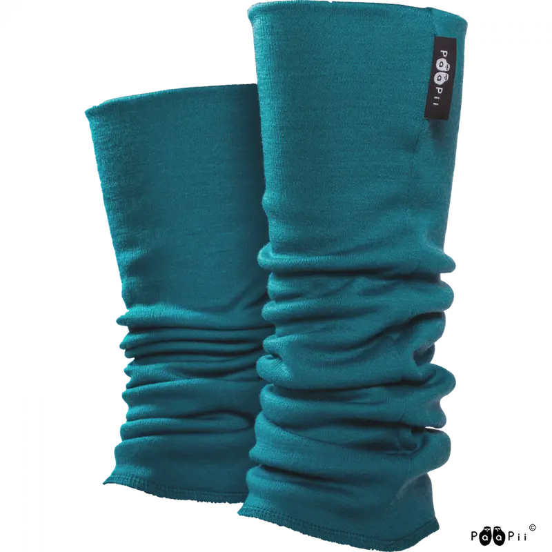 Beenwarmers / Leg Warmers 100% Merinowol Petrol – Paapii Design