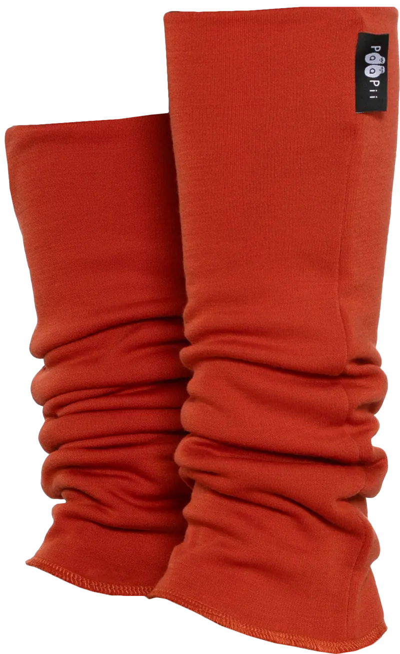 Beenwarmers / Leg Warmers 100% Merinowol Rust – Paapii Design