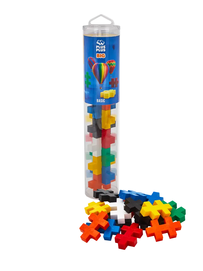 BIG Basic Kleuren Mix 15 stuks | Plus Plus