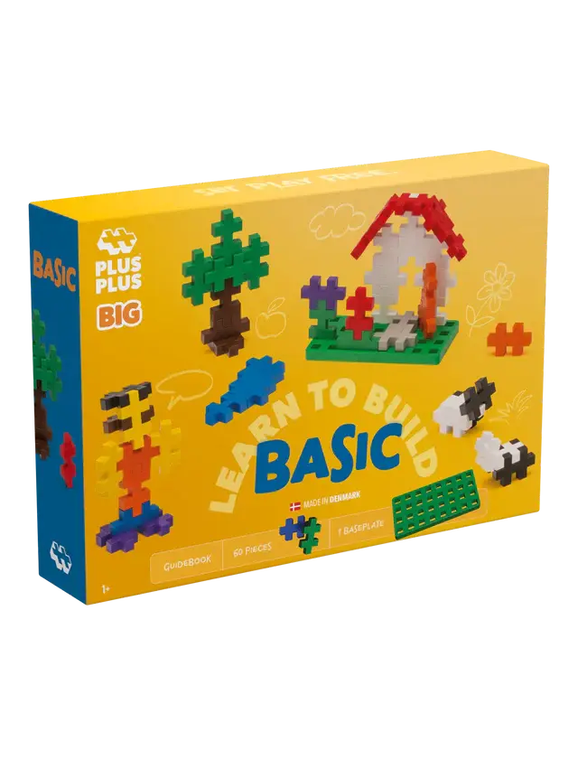 BIG Learn To Build 60 stuks | Plus Plus