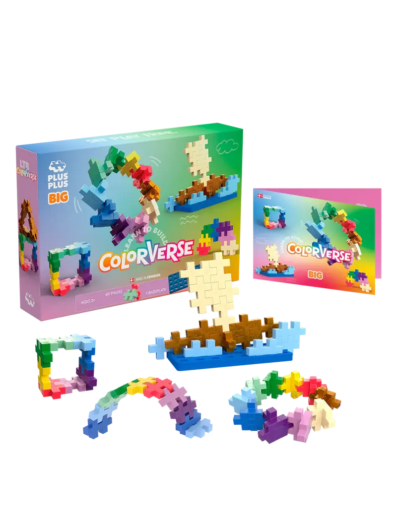 BIG Learn To Build Colorverse 60 stuks | Plus Plus