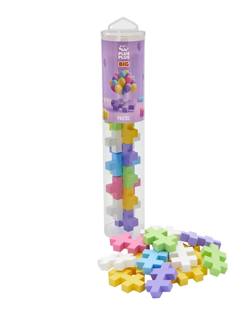 BIG Pastel Kleuren Mix 15 stuks | Plus Plus
