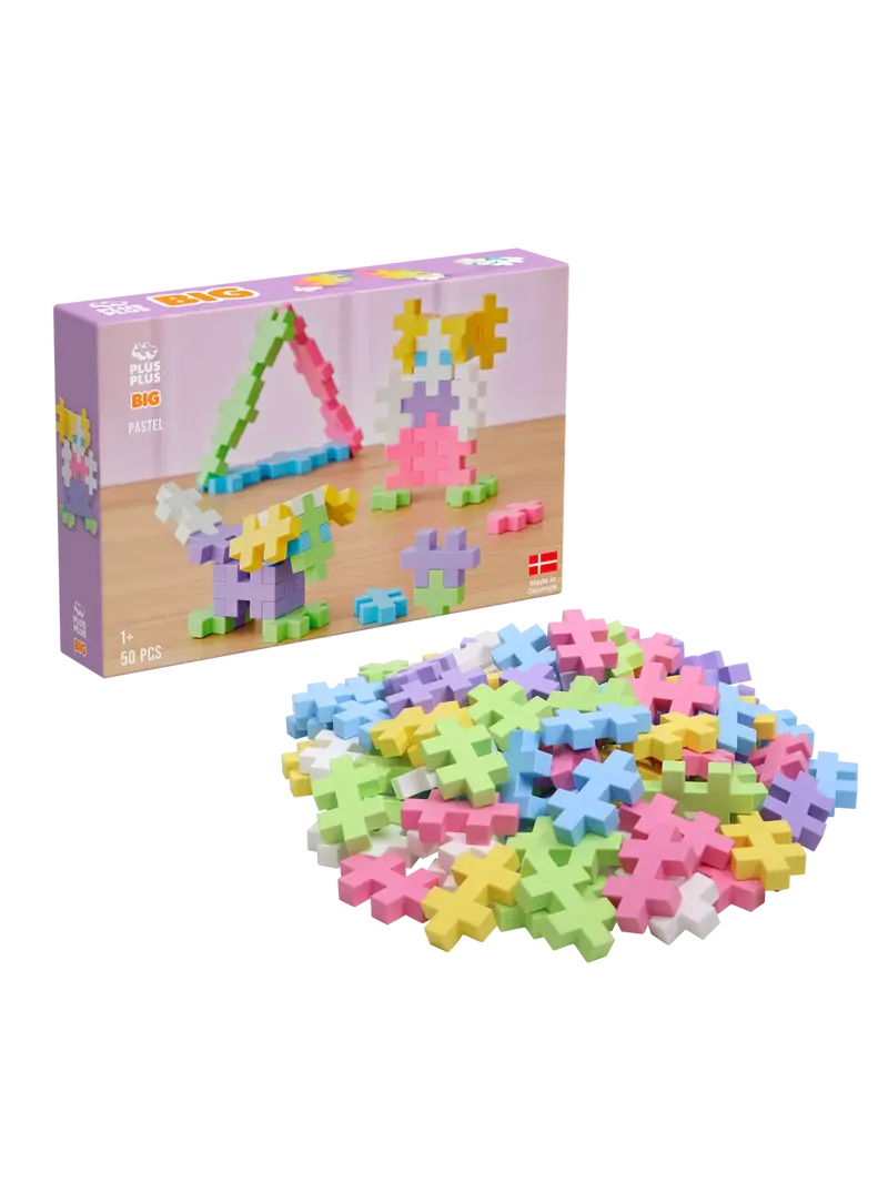 BIG Pastel kleurenmix 50 stuks | Plus Plus