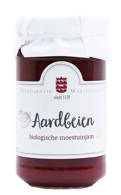 Biologische moestuinjam Aardbeien - Heerlijkheid Marienwaerdt