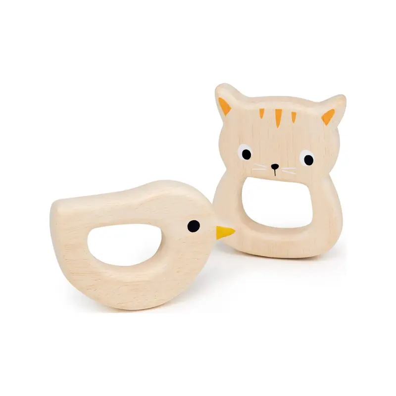 Bird & Kitten teethers