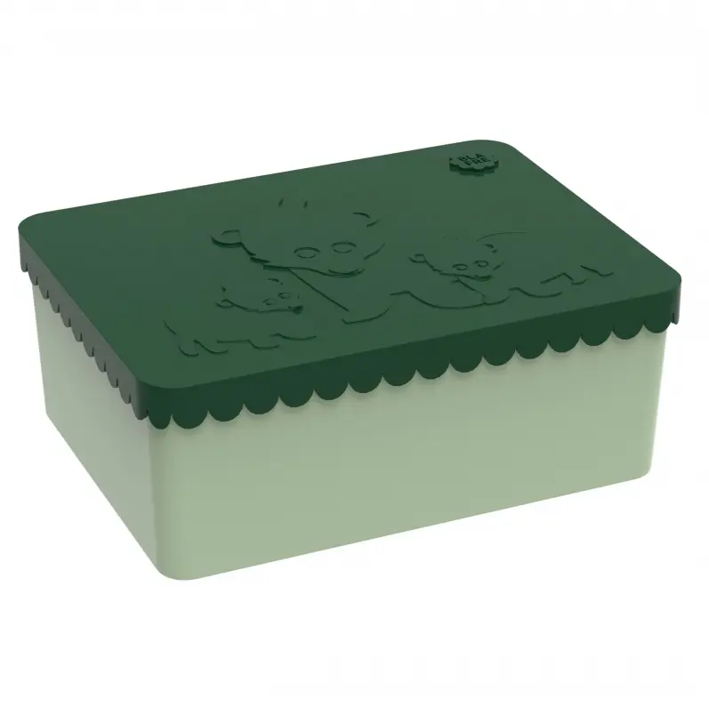 BLAFRE lunchbox ijsbeer mint donkergroen