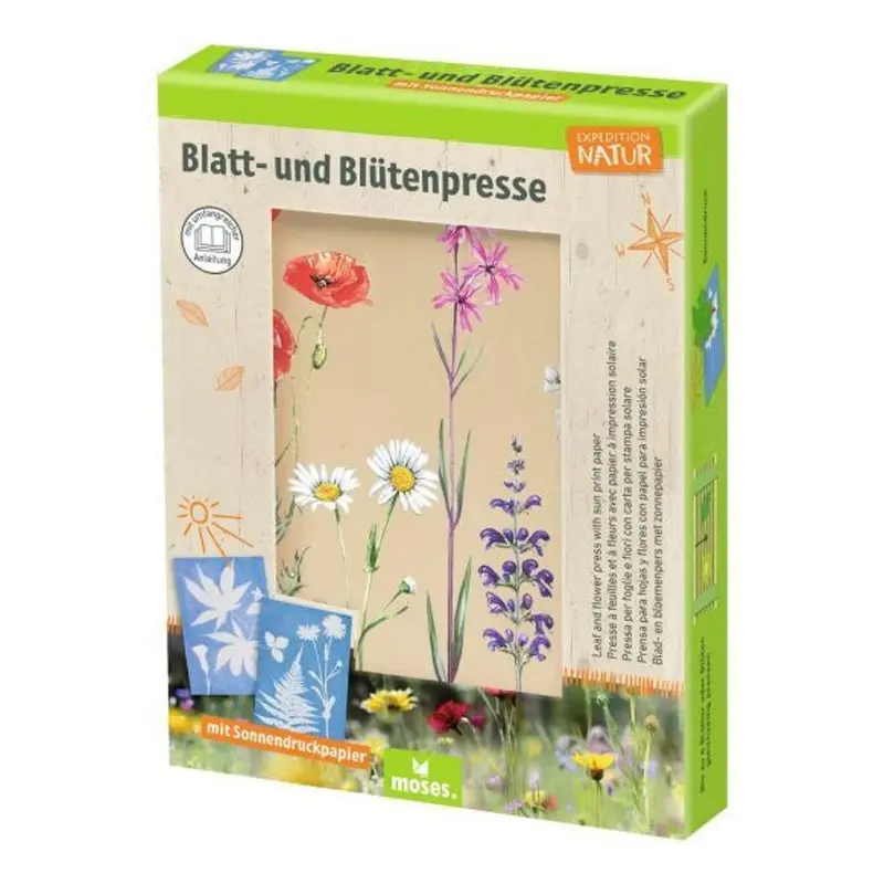 Bloemenpers met Zonnepapier