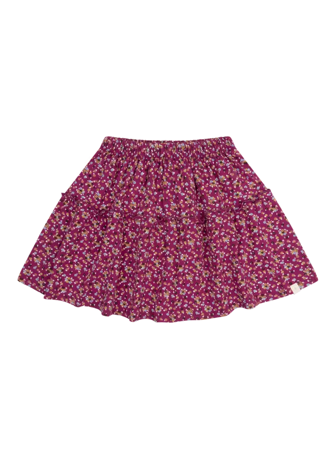 Bo skirt berry flower Navy Natural
