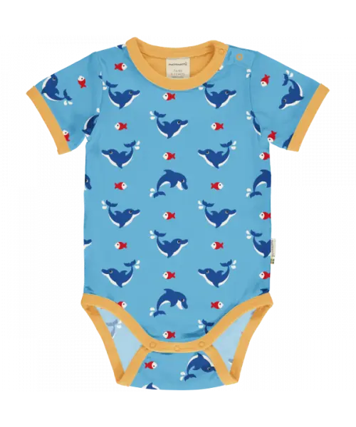 Body / romper SS Dolphin - Maxomorra