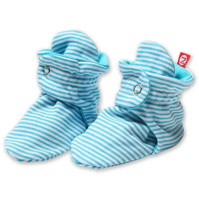 Bootie candy stripe blue Zutano