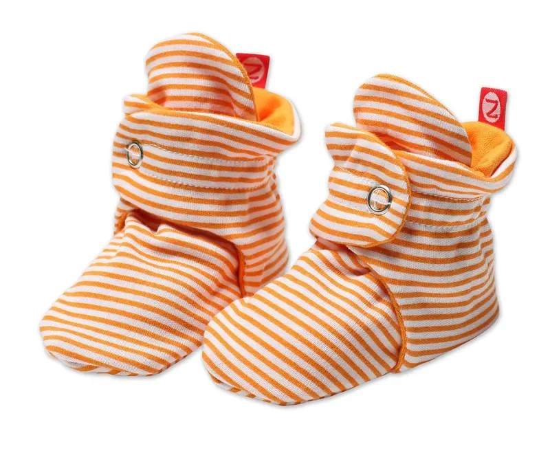 Bootie candy stripe orange Zutano