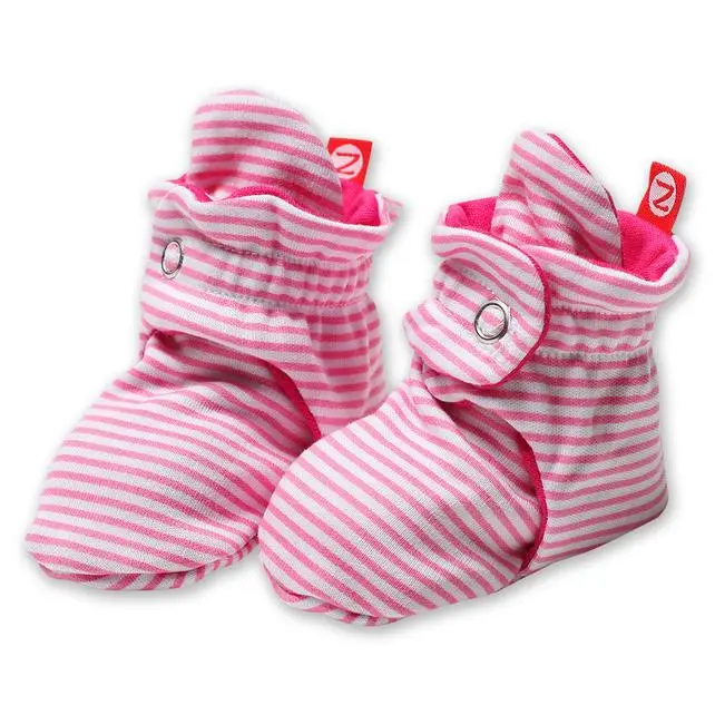 Bootie candy stripe pink Zutano