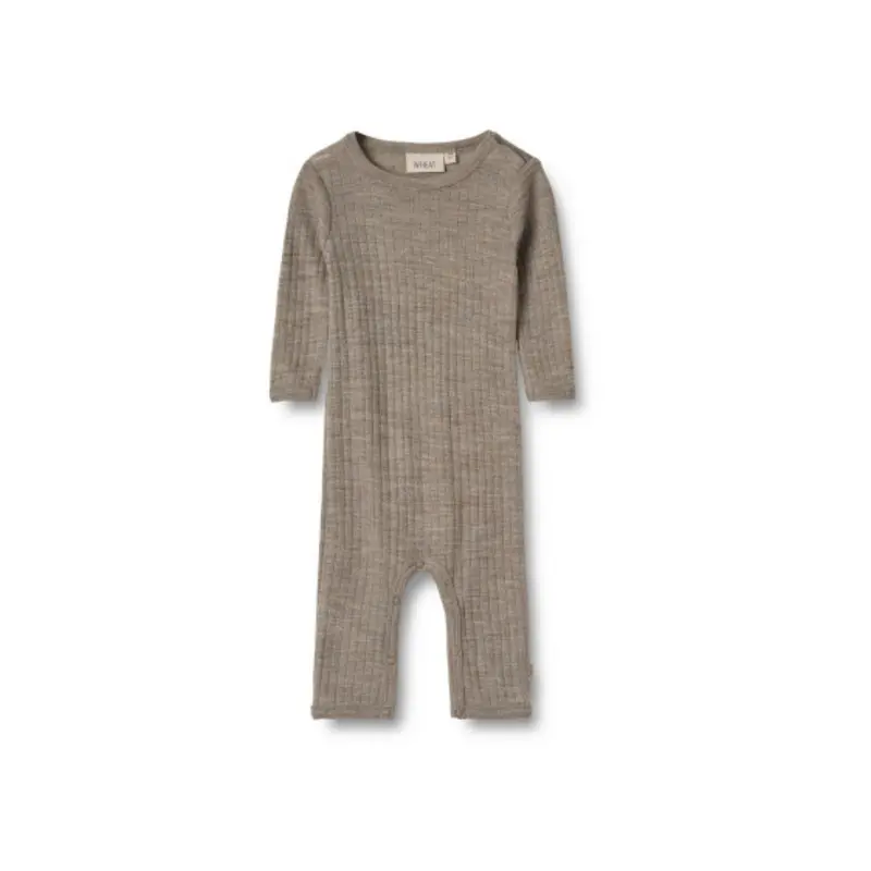 Boxpakje Frankie - Merino wol/zijde - Khaki Melange - Wheat