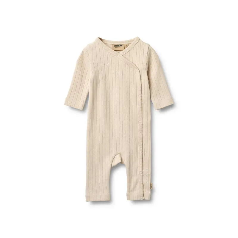 Boxpakje - Wrapsuit L/S Everest - Biologisch katoen - Almond peach - Wheat