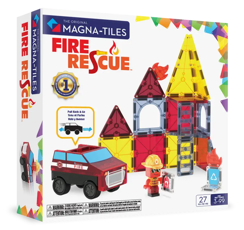 Brandweer 27 Stuks | Magna Tiles