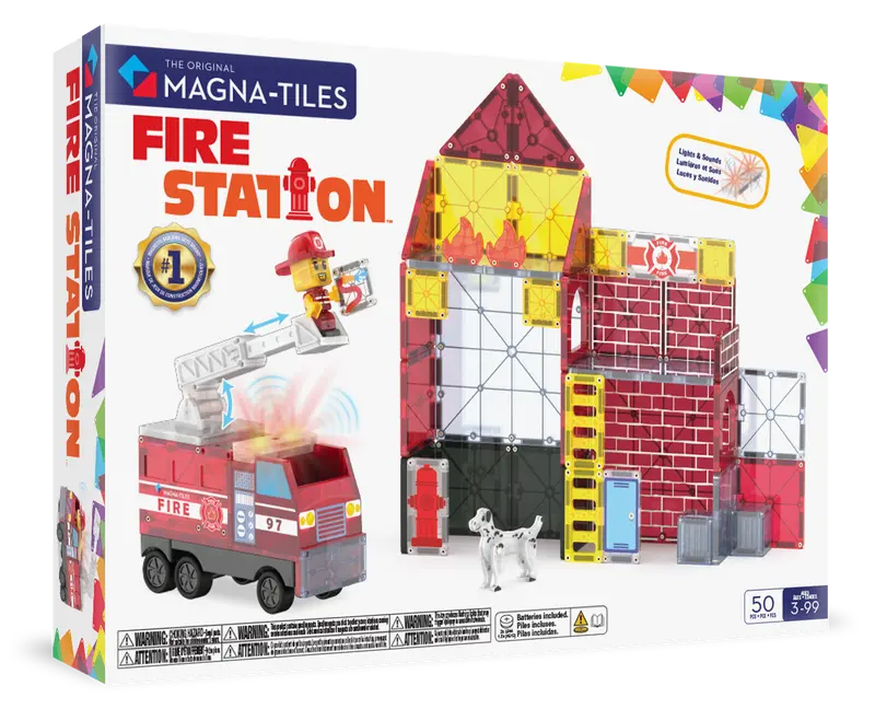 Brandweer 50 Stuks | Magna Tiles