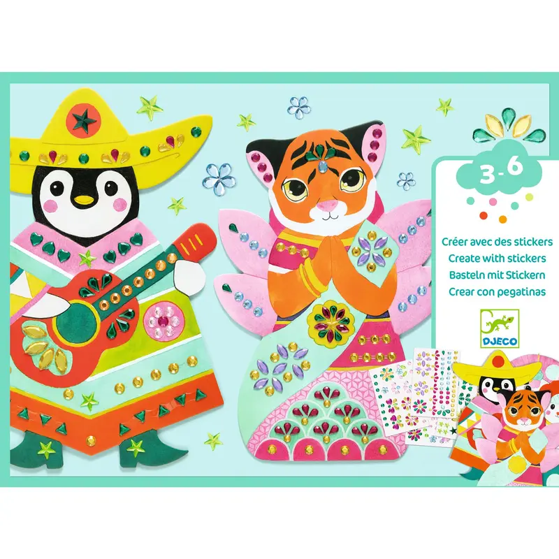 Briljant Creatief Met Stickers | Djeco