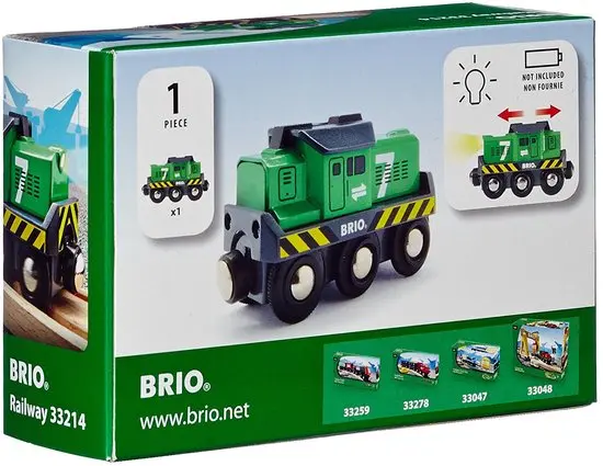 BRIO Locomotief voor goederentrein op batterijen - 33214