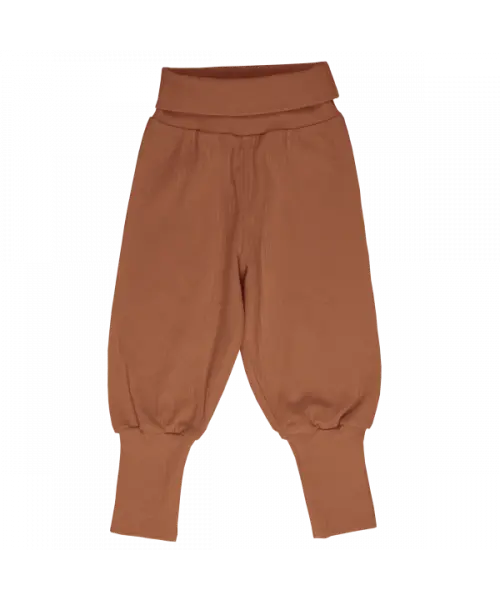 Broek / Pants Waist Rib Solid CLAYSTONE - Meyadey (Maxomorra)