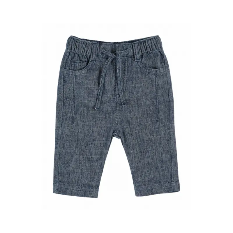 Broekje/Pantalon - Linnen/Katoen - Donkerblauw/Marine - Emile et Ida