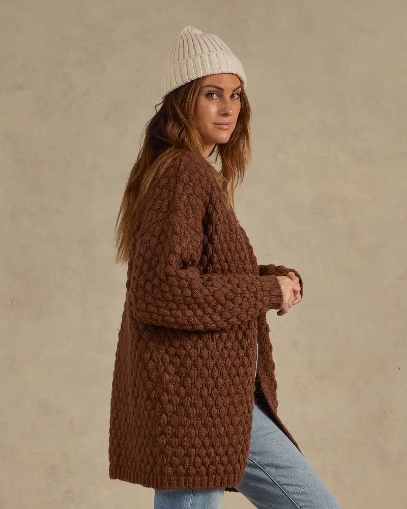 Bubble knit cardigan Cedar Rylee & Cru (ook in kindermaten)