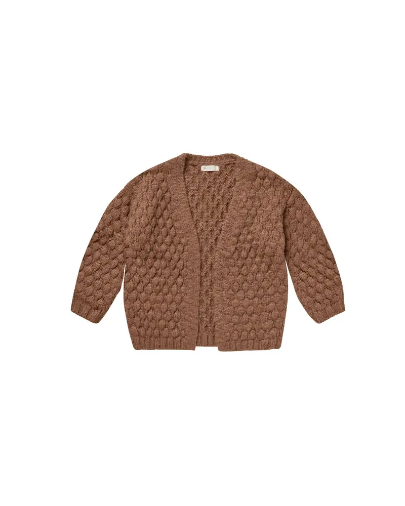 Bubble knit cardigan cedar Rylee & Cru