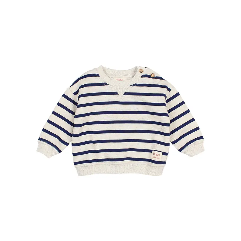Búho baby sailor sweatshirt marine
