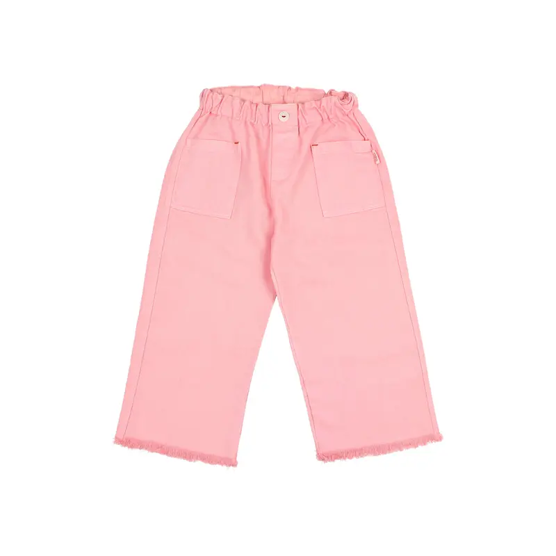 Búho drill girly pants sugar pink