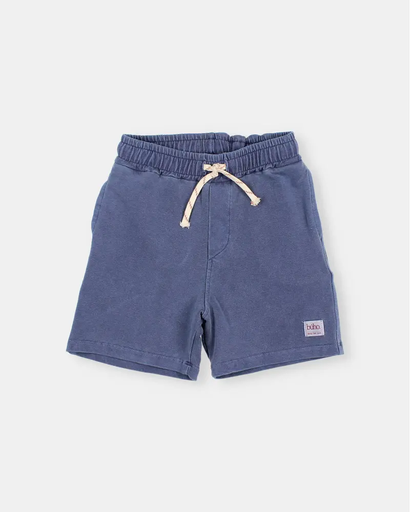 Búho fleece bermuda jogger marine