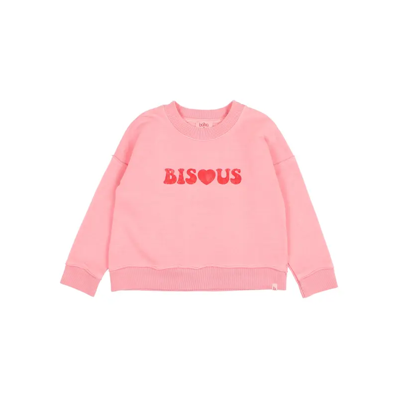 Búho fleece girly sweatshirt sugar