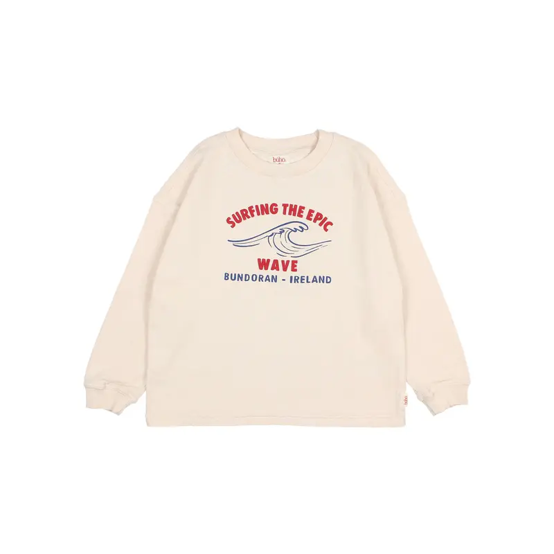 Búho wave t-shirt natural
