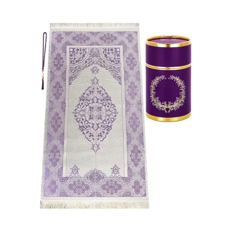 Cadeauset gebed cilinder -paars