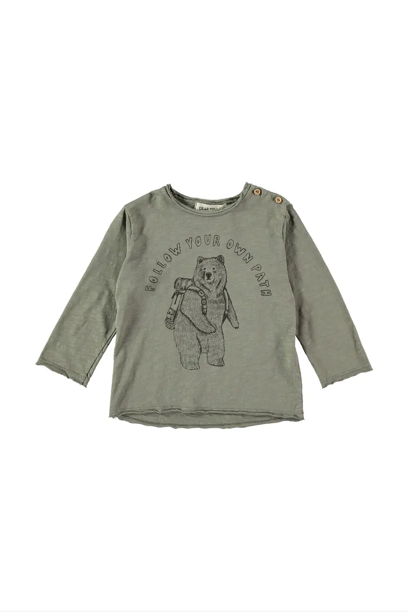 Camping bear shirt Dear Mini
