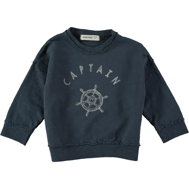 Captain sweatshirt navy Dear Mini