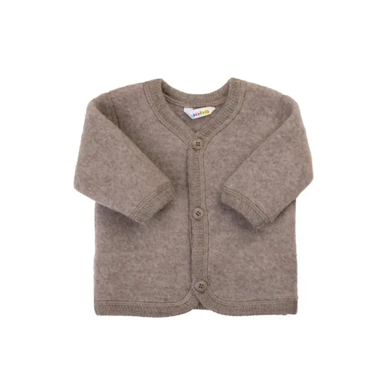 Cardigan - Merino wol fleece - 100% wol - Jasje/Vestje - Joha