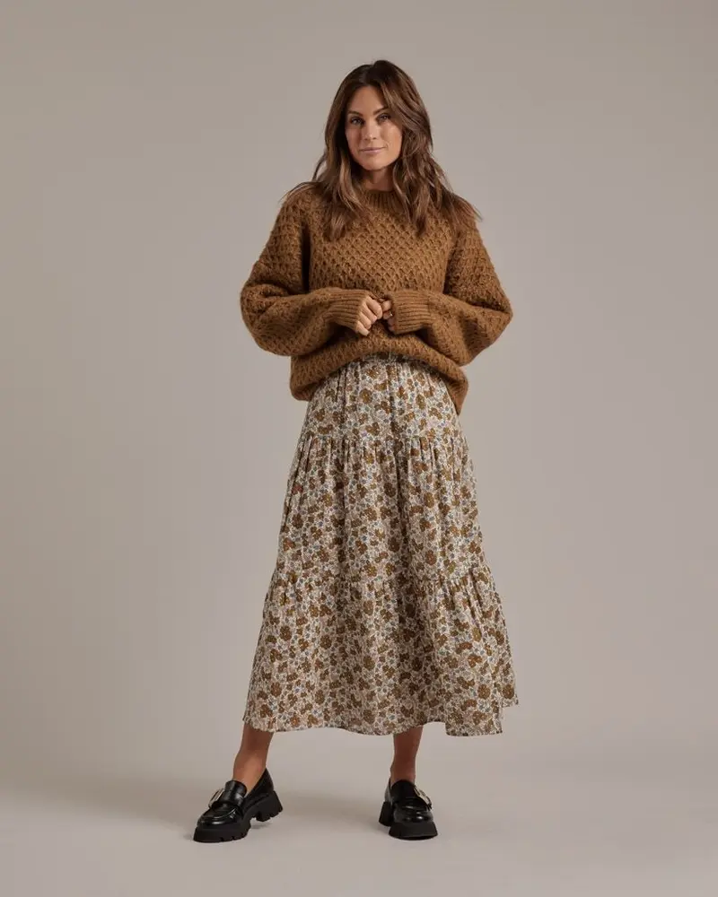Carolina Sweater chartreuse Rylee & Cru