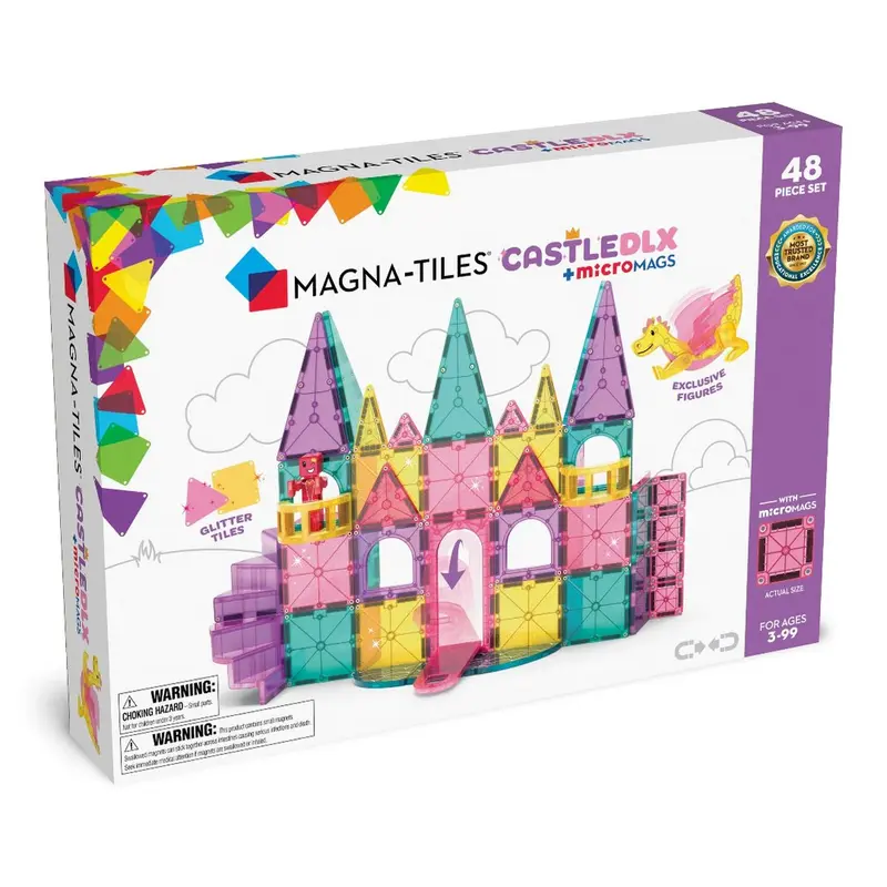 Castle Deluxe met Micromags 48 Stuks | Magna Tiles