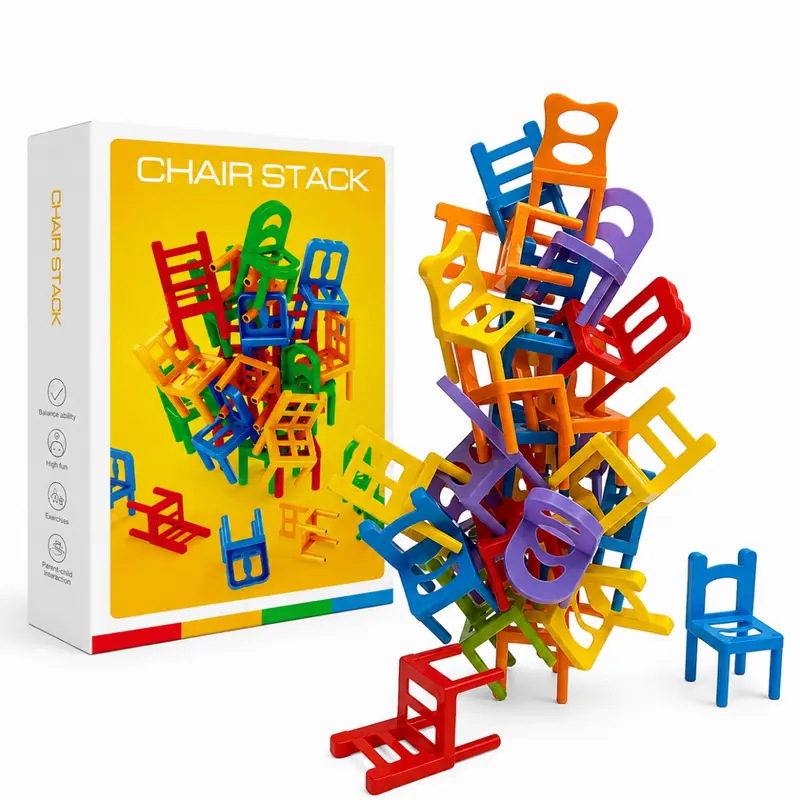 Chair Stack - Interaktiv og stimulerende for kreativiteten - Stable stoler spill