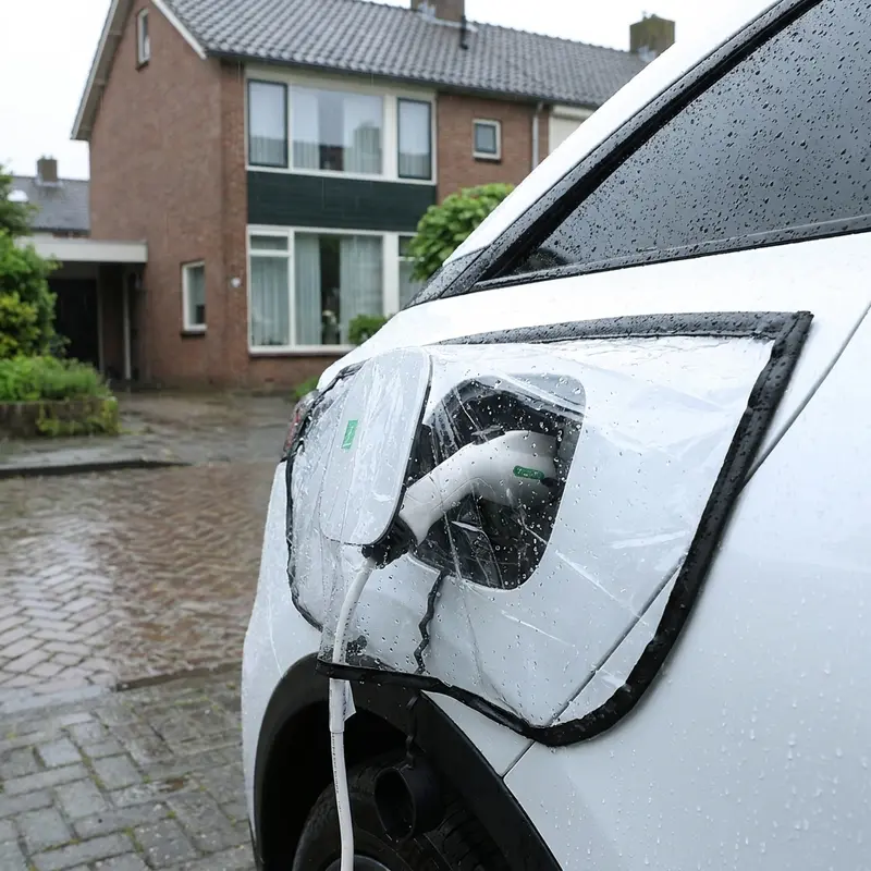 ChargeGuard™ Regen Waterdichte Cover Voor Ev Laadpoort