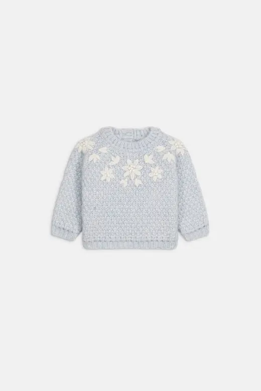 Cilane Jumper β Light Blue β Tencel & Alpaca Blend β Louise Misha