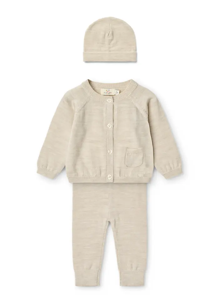 Classic Merino Baby Set met Muts – 100% Merinowol – Copenhagen Colors