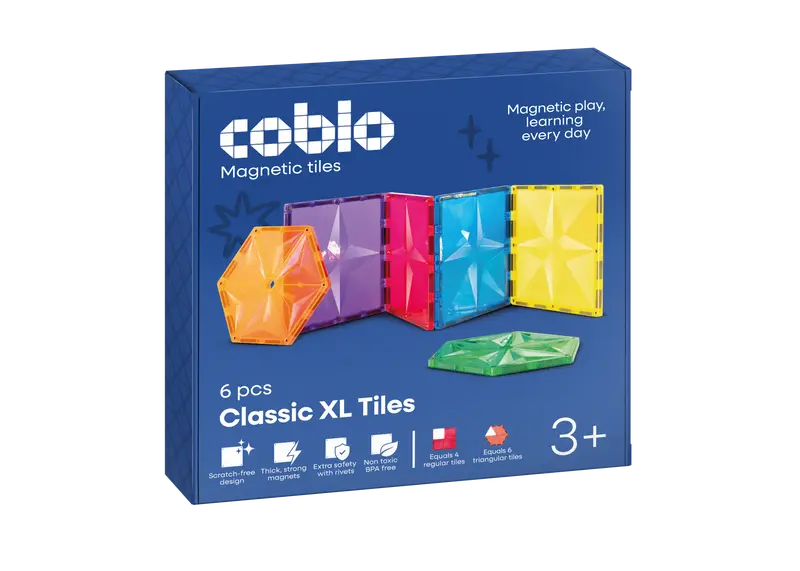 Coblo Classic XL 6 tegels – 6 magnetische tegels