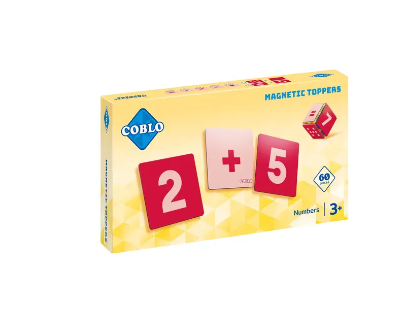 Coblo Magneet Toppers Cijfers - 60 rekenkaarten