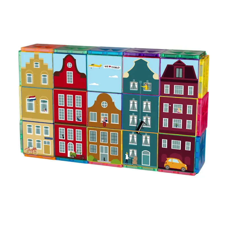 Coblo Magneet Toppers Little Amsterdam - 60 puzzelkaarten
