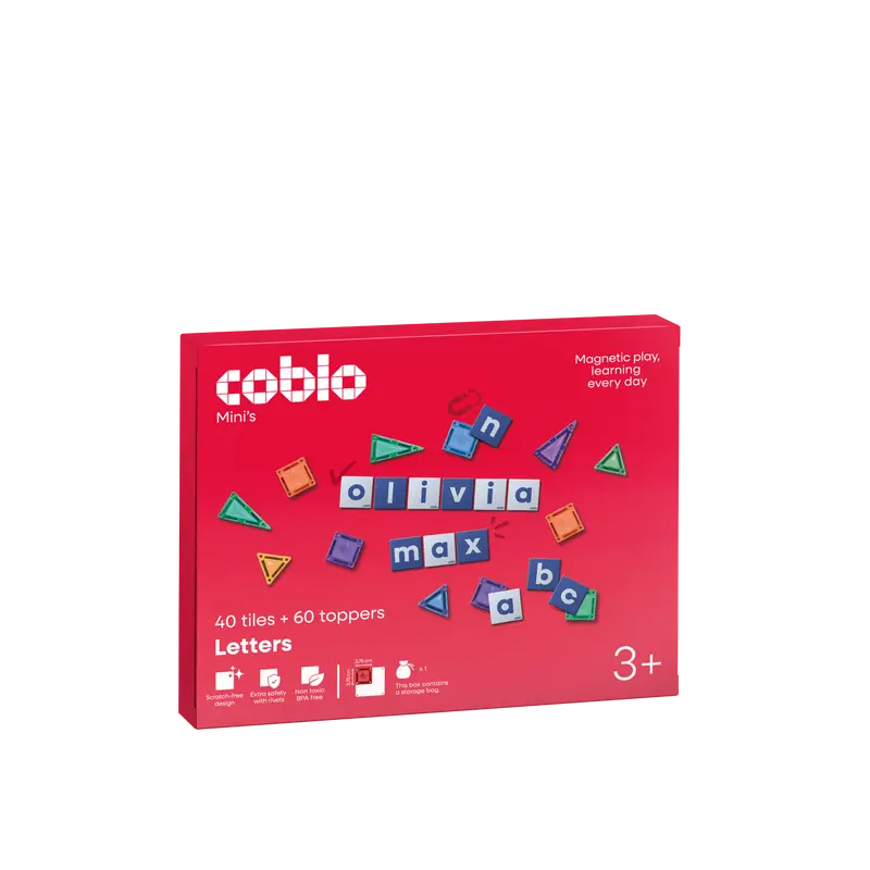 Coblo MINI Letters - 40 tegels & 60 toppers