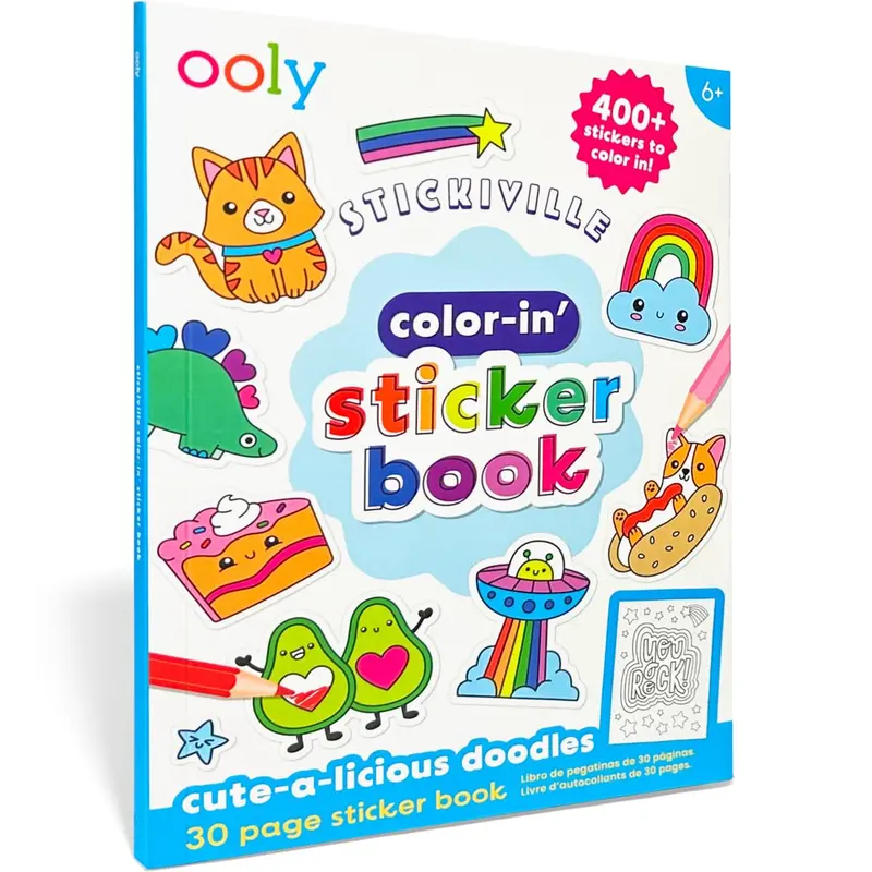 Color in Sticker Book | Ooly