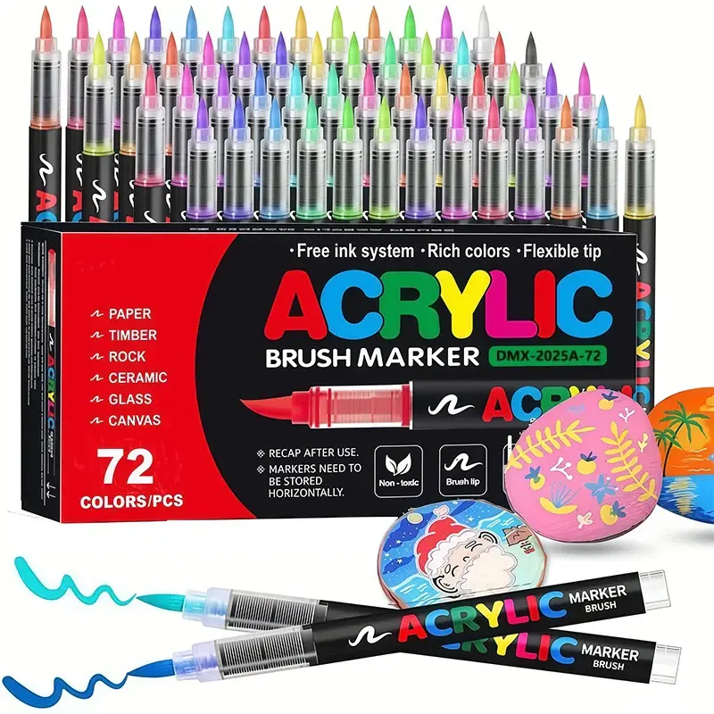 ColorCraft – Creative & Sustainable – Acrylic markers with brush tip