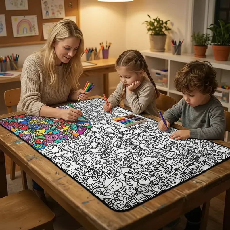 ColorFun – Kreativt og lærerikt – Stort fargeteppe