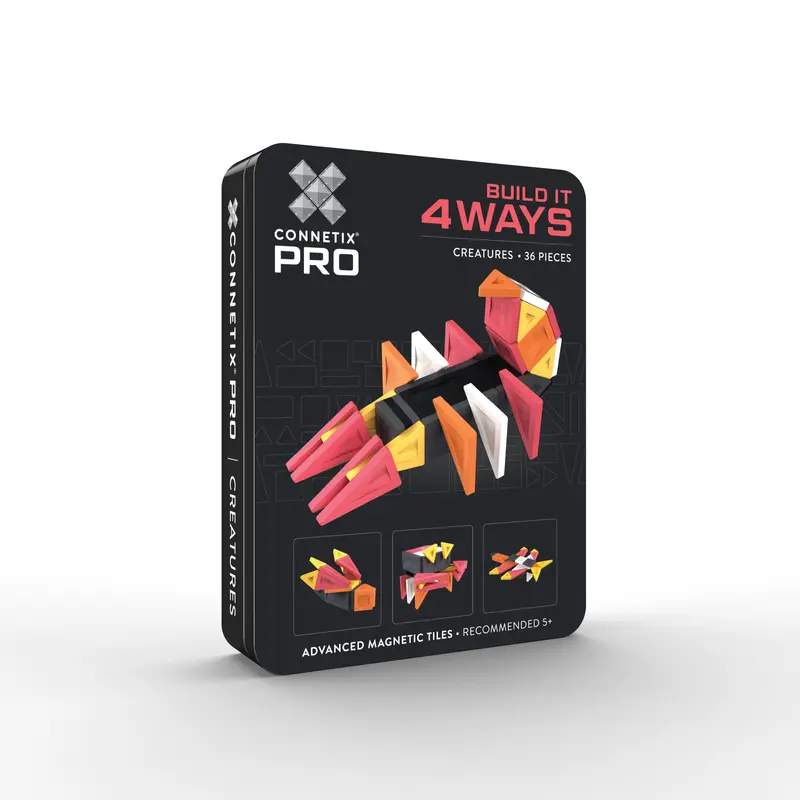 Connetix PRO Build It 4 Ways Creatures Pack - 36 magnetische tegels